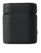 Dolce & Gabbana Black Pink Silicone Embossed Logo Airpods Case - Maison Luxe
