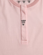 Dolce & Gabbana Pink Floral Print Cotton Short Sleeves T-shirt