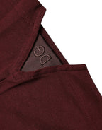 Dolce & Gabbana Maroon Collared Short Sleeves Polo T-shirt