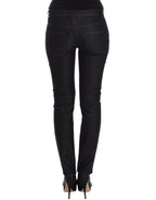 Ermanno Scervino Black Slim Jeans Denim Pants Skinny Leg Stretch
