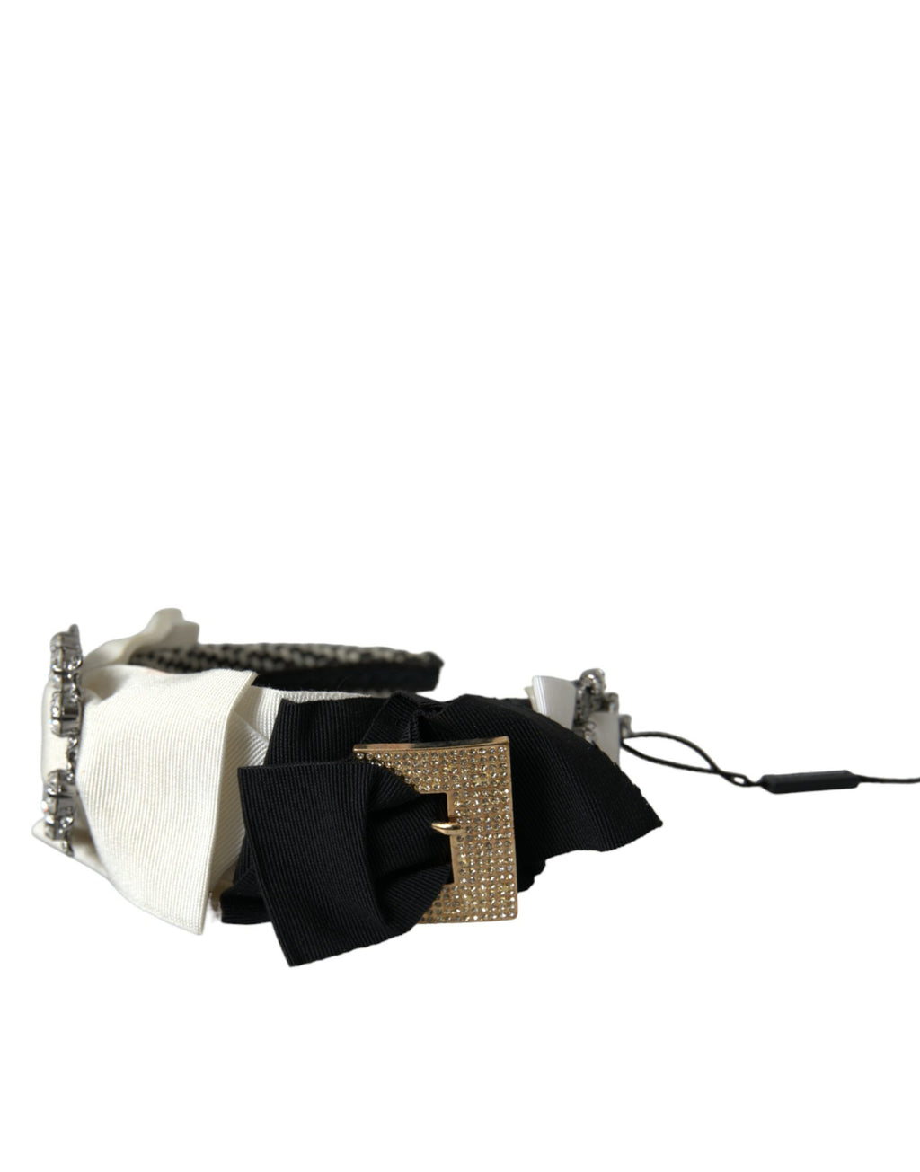 Dolce & Gabbana Multicolor Crystal Embellished Women Headband Diadem - Maison Luxe