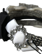Dolce & Gabbana Multicolor Crystal Embellished Women Headband Diadem - Maison Luxe
