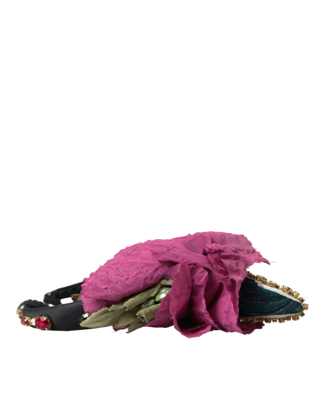 Dolce & Gabbana Red Watermelon Cherry Crystal Hairband Statement Diadem - Maison Luxe