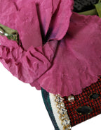 Dolce & Gabbana Red Watermelon Cherry Crystal Hairband Statement Diadem - Maison Luxe