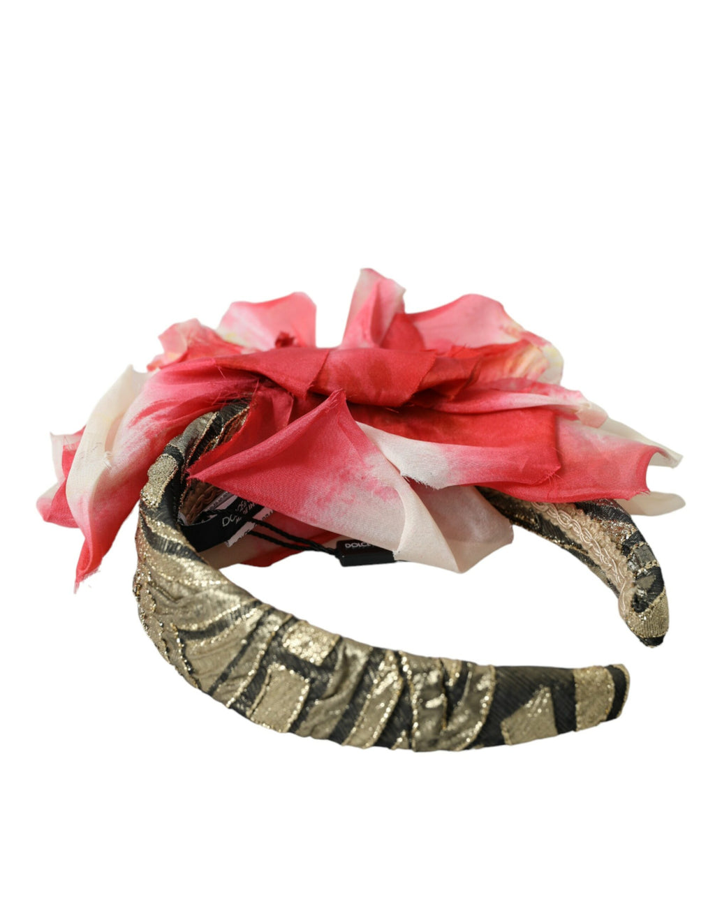 Dolce & Gabbana Multicolor Floral Applique Silk Women Headband Diadem - Maison Luxe