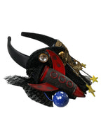 Dolce & Gabbana Multicolor Missile Rocket Crystal Stars Headband Diadem - Maison Luxe