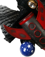 Dolce & Gabbana Multicolor Missile Rocket Crystal Stars Headband Diadem - Maison Luxe