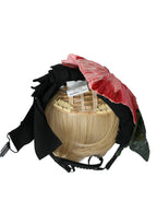 Dolce & Gabbana Black Viscose White Hair Parrucchiera Headband Diadem - Maison Luxe