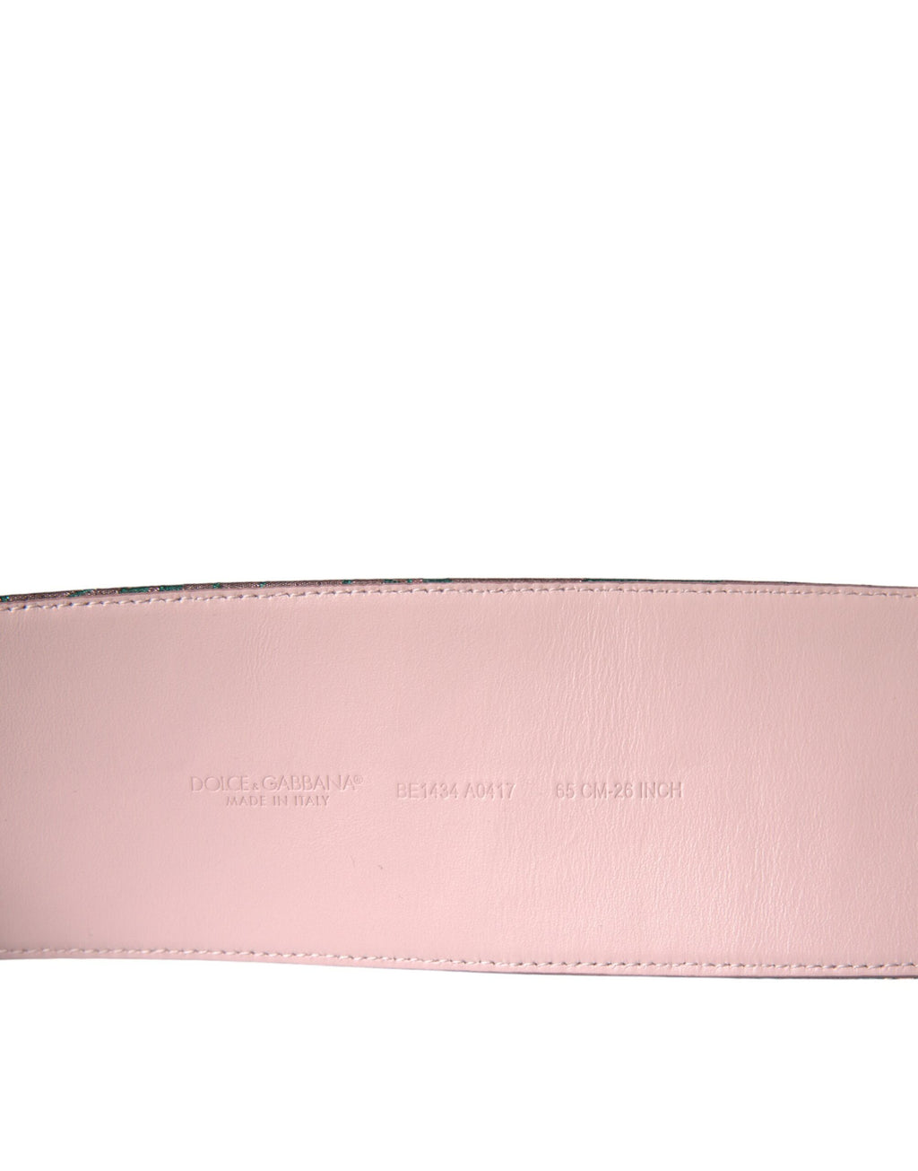 Dolce & Gabbana Multicolor Floral Jacquard Lurex Gold Buckle Belt - Maison Luxe