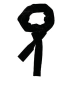 Dolce & Gabbana Black Viscose Wide Waist Women Belt - Maison Luxe