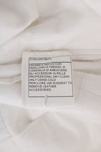 Ermanno Scervino White Cotton Slim Fit Casual Pants