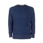 Emilio Romanelli Blue Cashmere Men Sweater