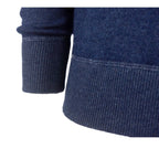 Emilio Romanelli Blue Cashmere Men Sweater