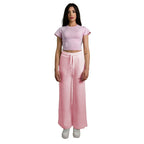 Hinnominate Pink Cotton Women Palazzo Pants
