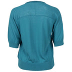 Alpha Studio Green Cotton Sweater