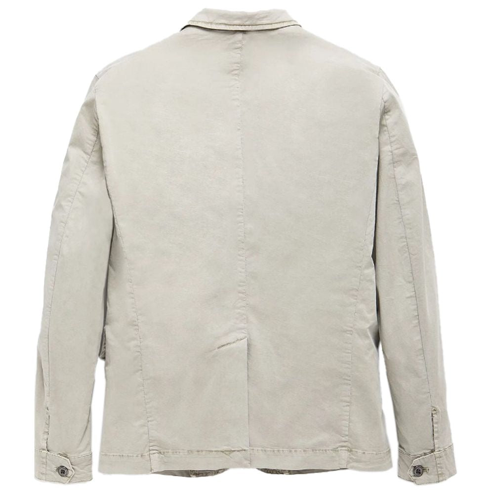 Refrigiwear Beige Cotton Men Jacket