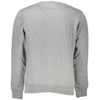 La Martina Gray Cotton Men's Crewneck Sweater