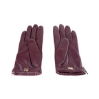 Cavalli Class Red Lambskin Women Glove - Maison Luxe