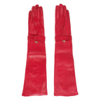 Cavalli Class Red Lambskin Women Glove - Maison Luxe