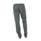 Made in Italy "Gray Cotton Men Trouser with Italian Craftsmanship"