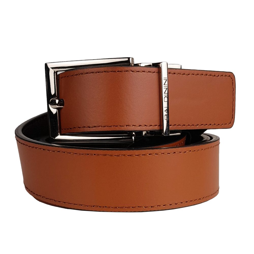 Baldinini Trend Brown Calfskin Men Belt - Maison Luxe