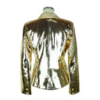 Elisabetta Franchi Yellow Polyester Women Blazer