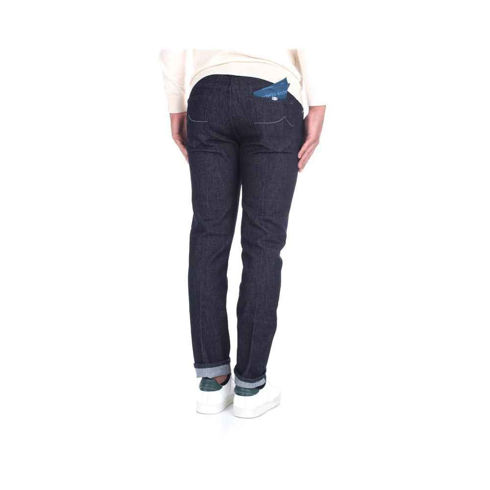 Jacob Cohen Blue Cotton Men Jeans