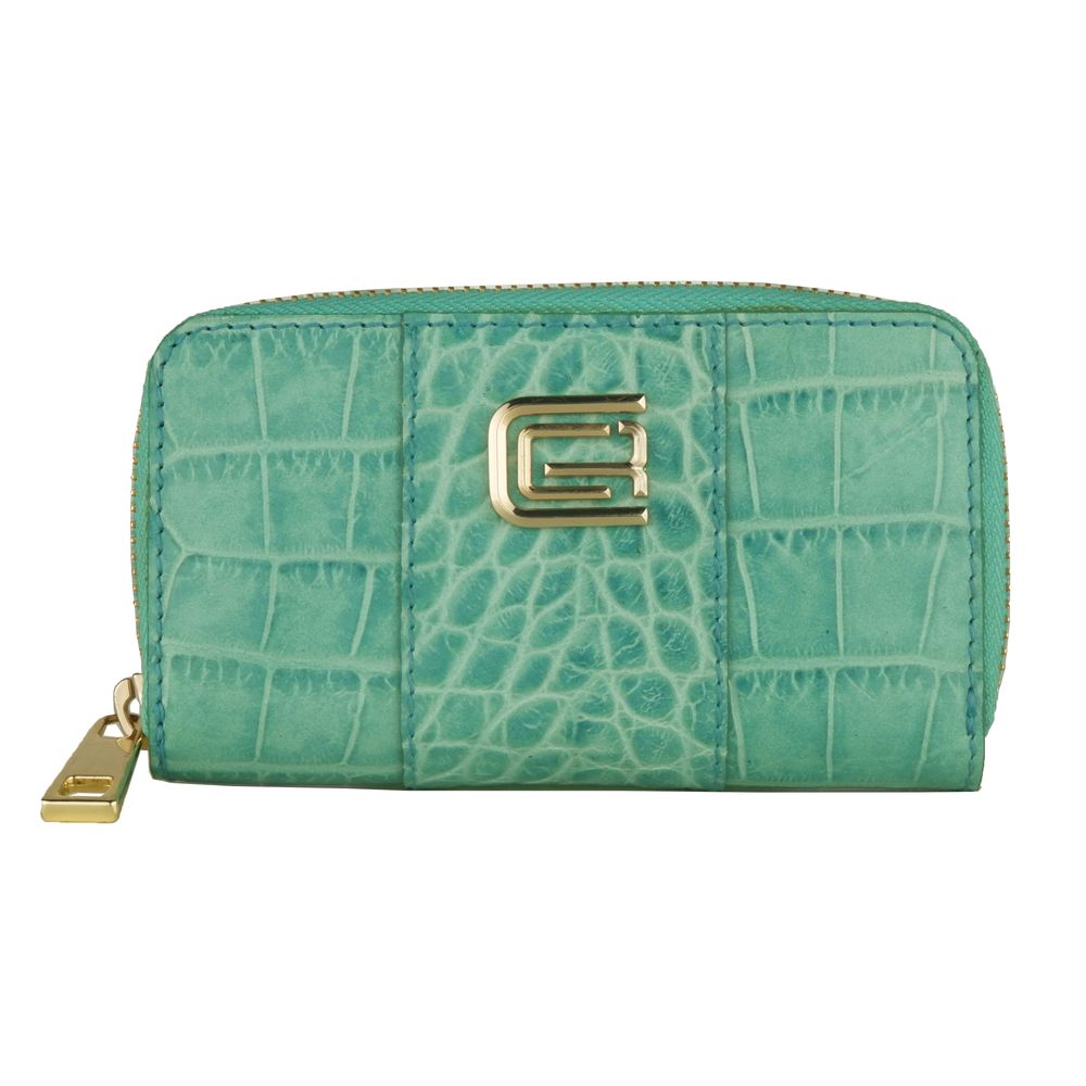 Cavalli Class Light Blue Calfskin Women Keychain - Maison Luxe