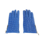 Cavalli Class Blue Lambskin Women Glove - Maison Luxe