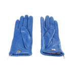 Cavalli Class Blue Lambskin Women Glove - Maison Luxe