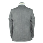 Emilio Romanelli Gray Wool Men's Blazer