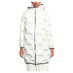 Love Moschino Chic Quilted Heart Long Down Jacket