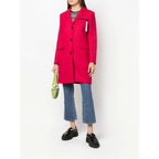 Love Moschino Red Wool Women Coat