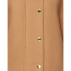 Love Moschino Brown Wool Women Coat