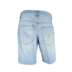 Don The Fuller Blue Cotton Men Bermuda Shorts