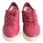 Autry Fuchsia Goatskin Women Sneaker