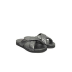 Cerruti 1881 Gray Lambskin Women Sandal