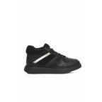 Cerruti 1881 Black Cowhide Women Platform Sneaker