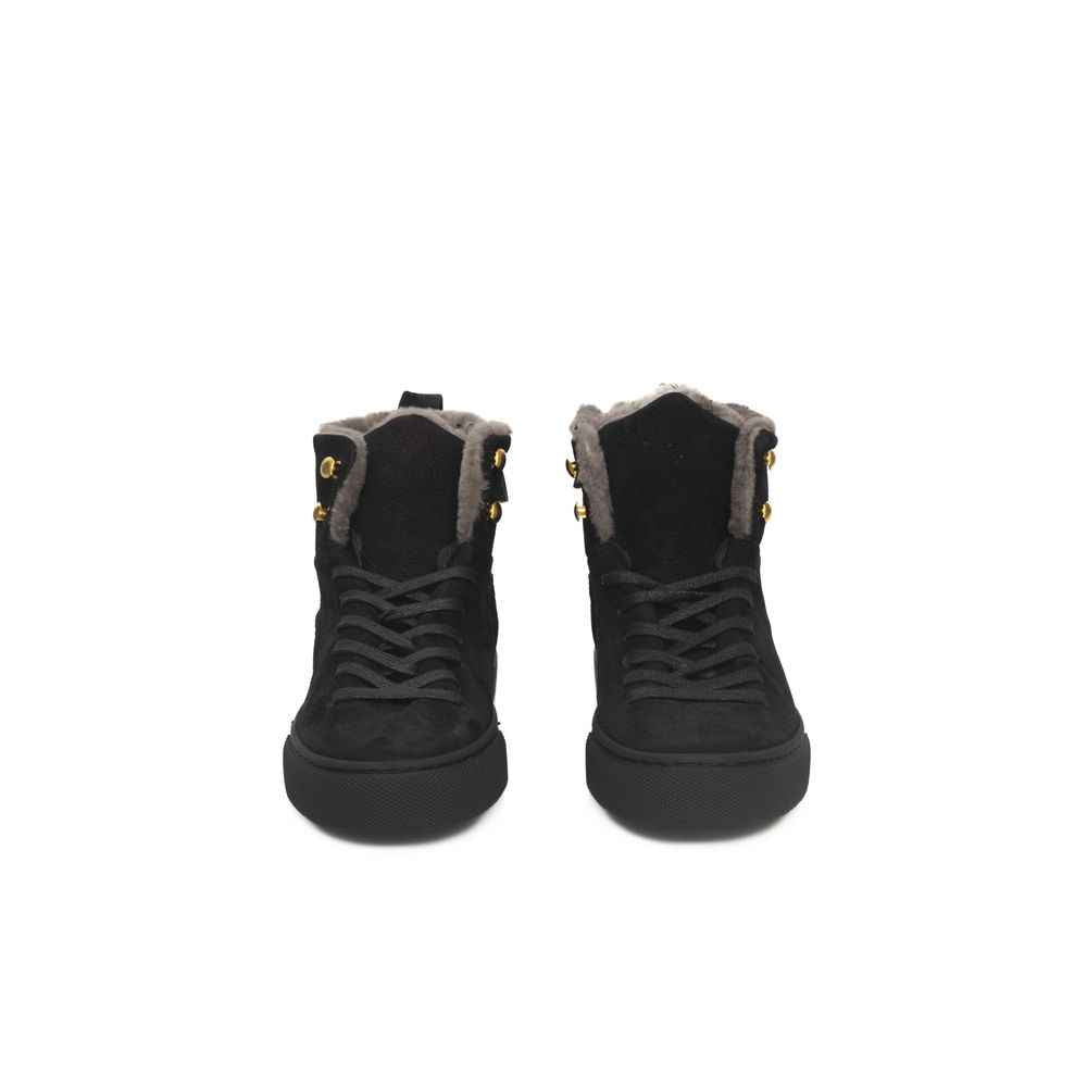 Cerruti 1881 Black Cowhide Women Sneaker