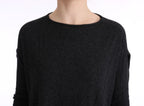 Costume National Gray Viscose Knitted Sweater