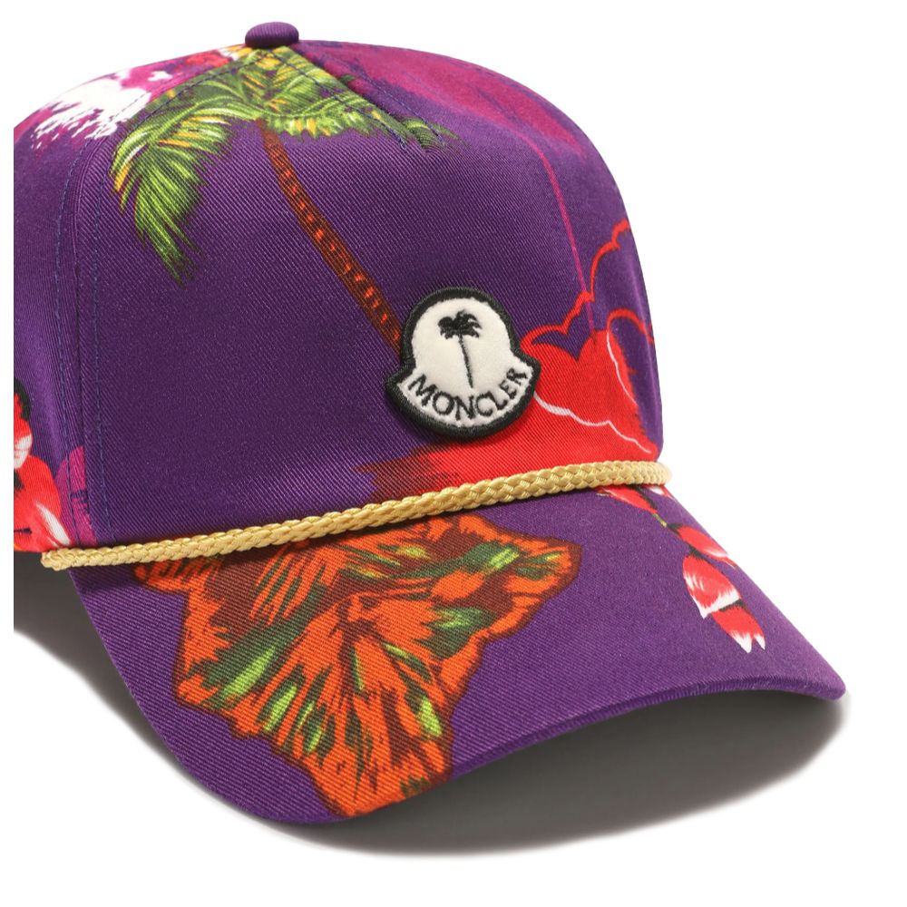 Moncler x Palm Angels Purple Cotton Men Cap - Maison Luxe