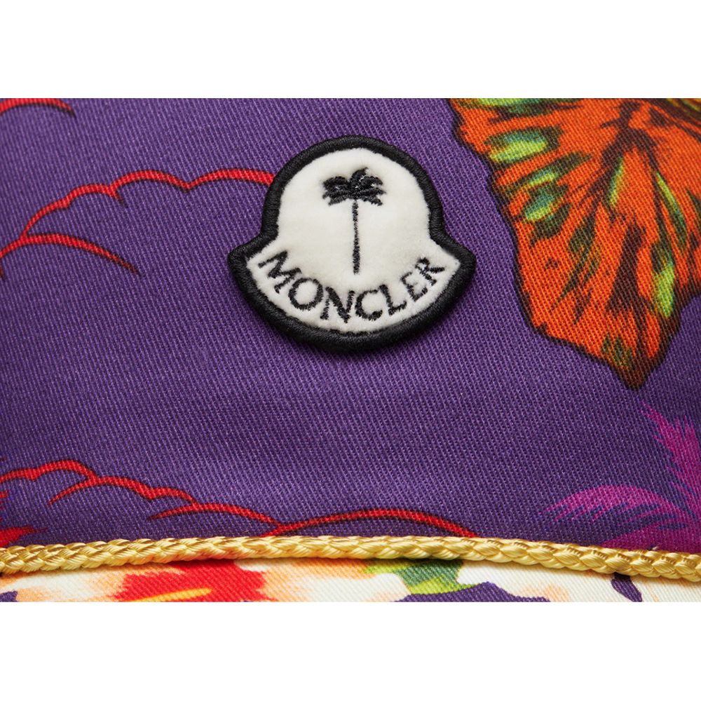 Moncler x Palm Angels Purple Cotton Men Cap - Maison Luxe