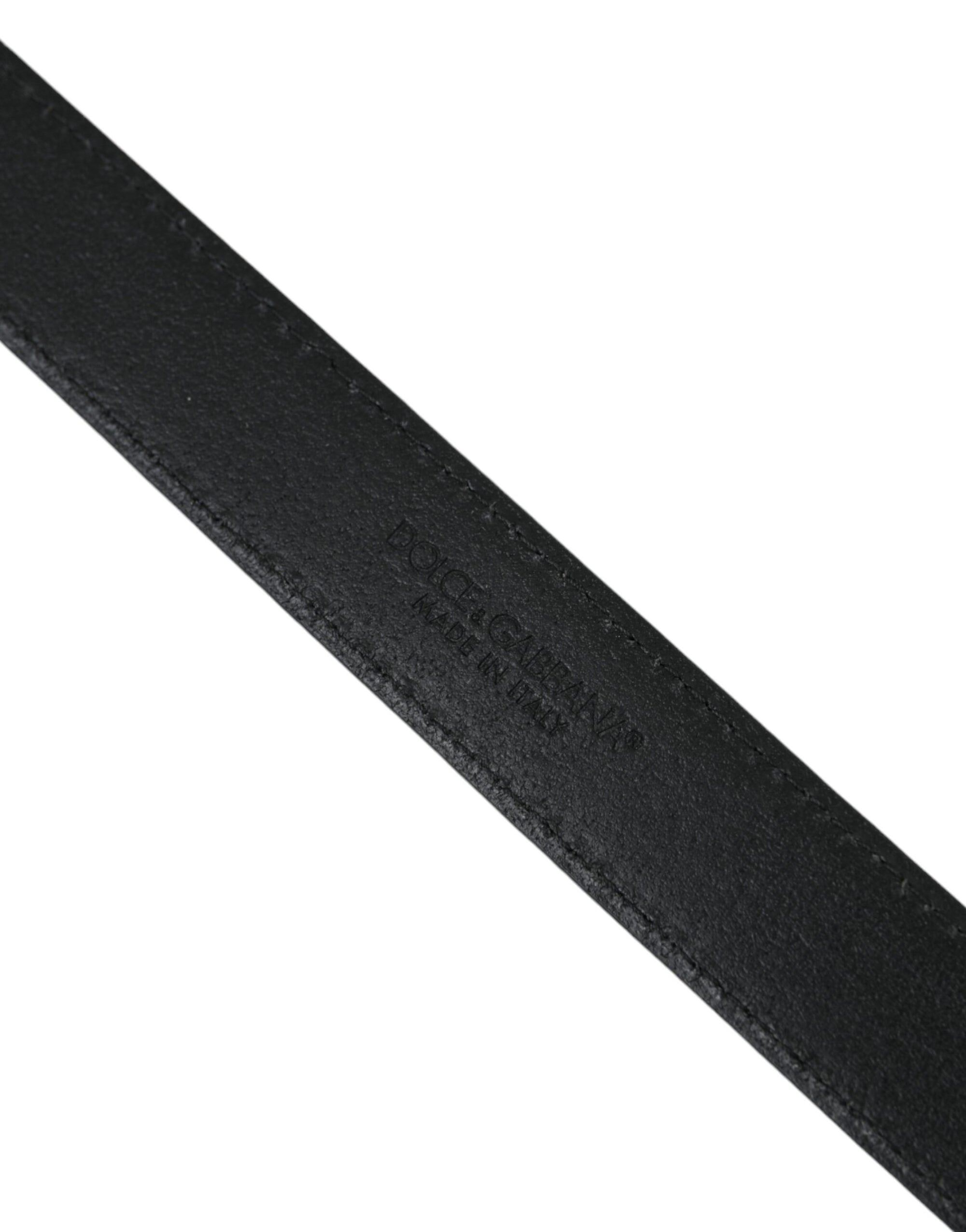 Dolce & Gabbana Beige Suede Leather Silver Buckle Belt Men - Maison Luxe