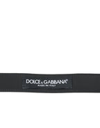 Dolce & Gabbana Red Leather Silver Metal Buckle Belt Men - Maison Luxe