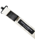 Dolce & Gabbana White Black Polka Dot Polyester Bow Tie Men - Maison Luxe