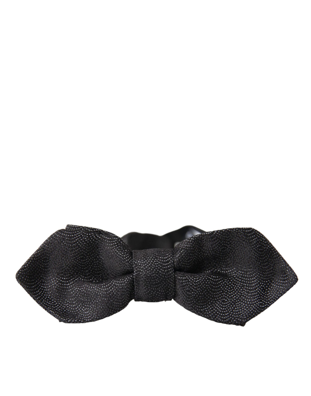 Dolce & Gabbana Black Silk Adjustable Neck Men Bow Tie - Maison Luxe