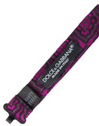 Dolce & Gabbana Purple Ribbon Silk Adjustable Neck Men Bow Tie - Maison Luxe