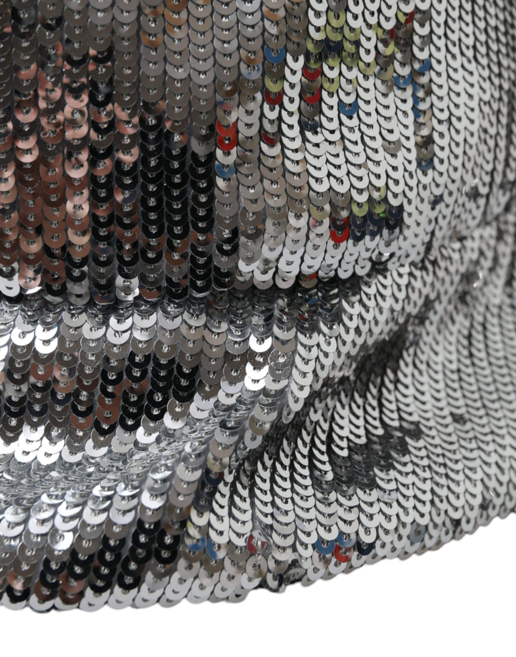 Dolce & Gabbana Silver Sequined Nylon Bucket Hat Men - Maison Luxe