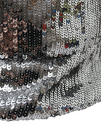 Dolce & Gabbana Silver Sequined Nylon Bucket Hat Men - Maison Luxe