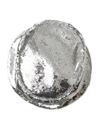Dolce & Gabbana Silver Sequined Nylon Bucket Hat Men - Maison Luxe
